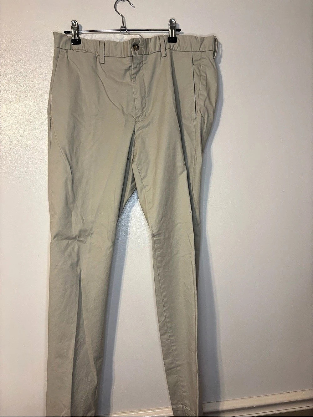 Polo Ralph Lauren Stretch Straight Fit Pants Beige Waist